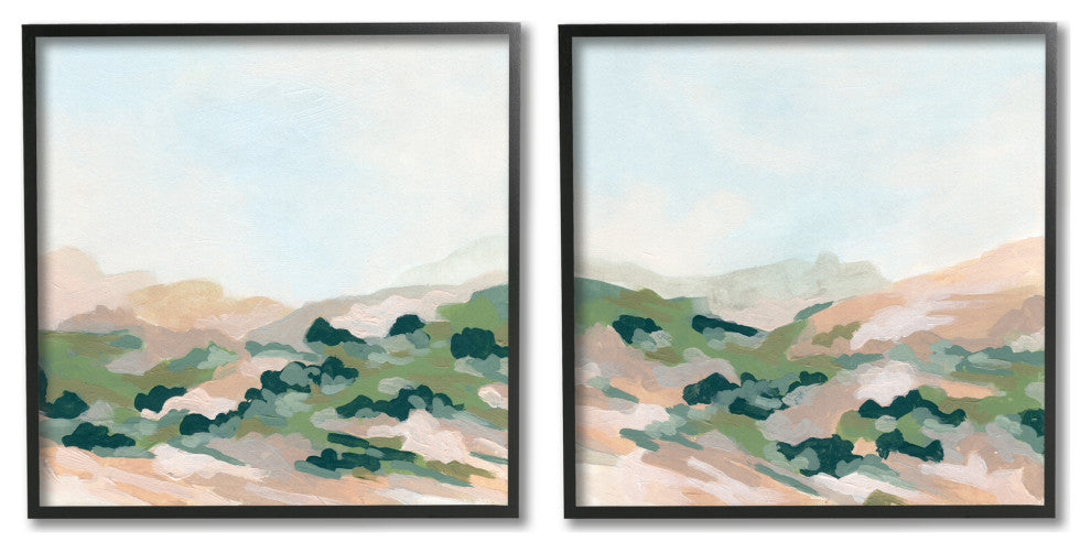 Abstract Mountain Forest Clear Sky,12 x 12