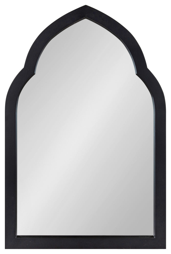 Eileen Framed Arch Mirror, Black 20x30