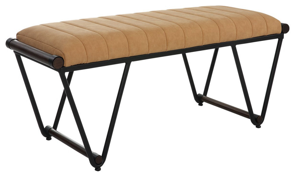 Uttermost Woodstock Mid-Century Bench 23679