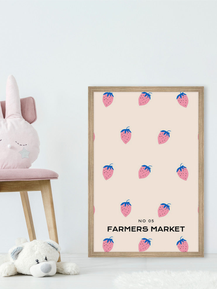 "No 05 Farmers Market" Framed Painting Print, 16x24