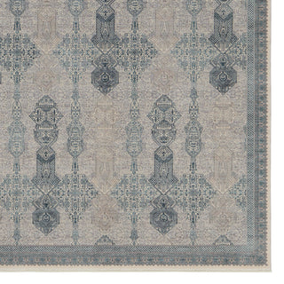 Jaipur Living Beaumont Trellis Blue/ Tan Runner Rug 3'X8'