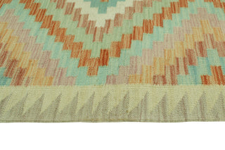 Sun Faded Flatweave Artie Red/Beige Runner, 2'8 x 9'9