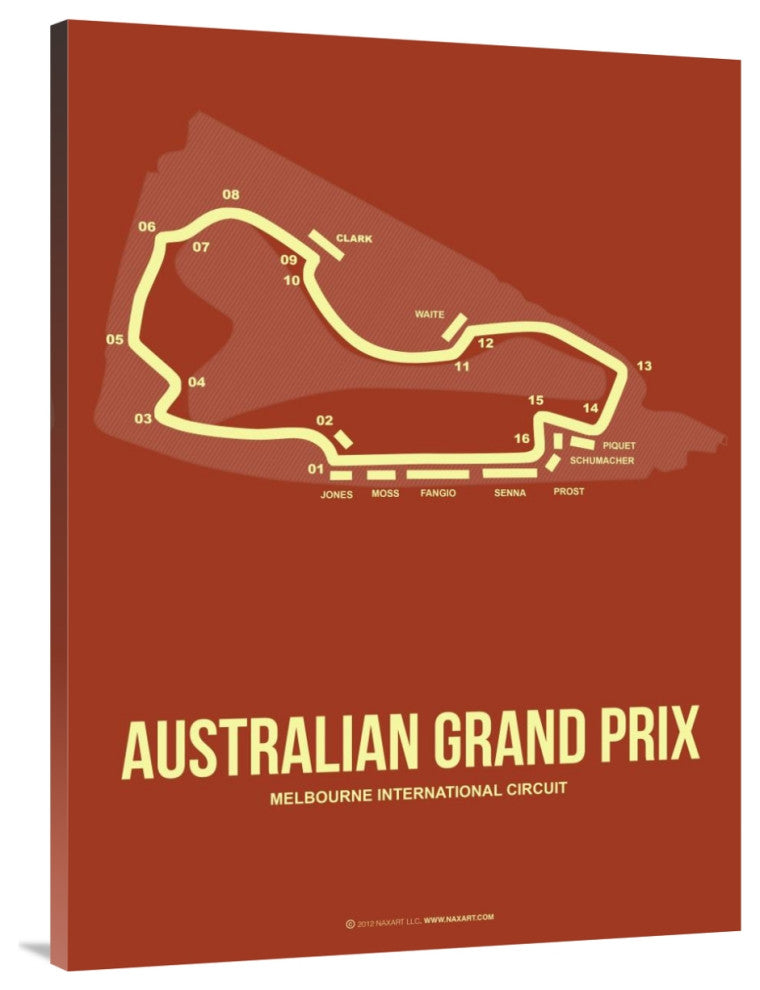 "Australian Grand Prix 3" Fine Art Print