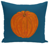 Li'L Pumpkin Holiday Print Pillow, Blue, 18"x18"