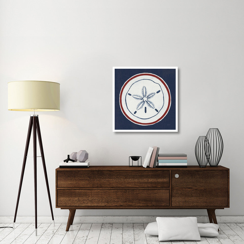 "Summer Shells I Nautical" Digital Paper Print by Kathrine Lovell, 32"x32"
