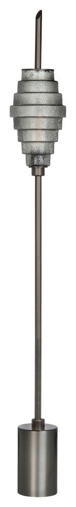 Pinnacle 70" Glass Floor Lamp With Glass Shade