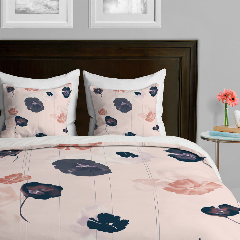 Deny Designs Khristian A Howell Mademoiselle In Pink Duvet Cover - Lightweight