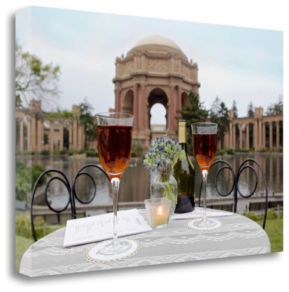 "Dream Cafe Palace Of - 25" By Alan Blaustein, Giclee on Gallery Wrap Canvas