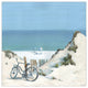 "Biking My Way" Floater Framed Painting Print on Canvas, 16x16