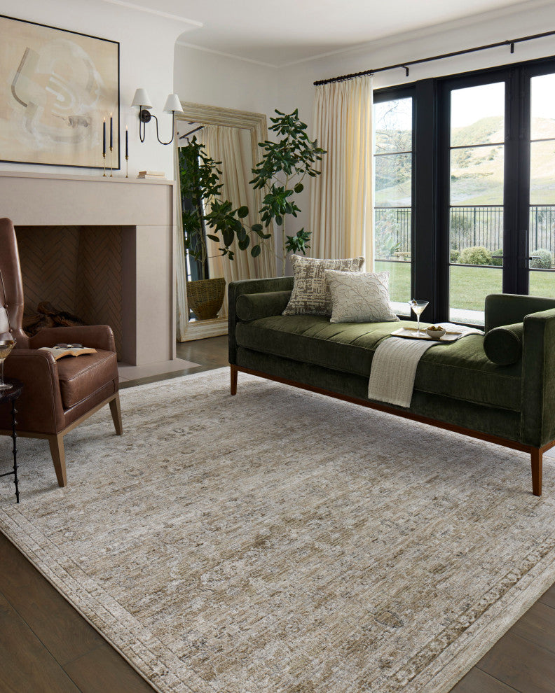 Loloi II Tabitha Ivory / Khaki 2'-0" x 3'-4" Accent Rug