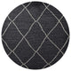 Ahgly Company Indoor Round Mid-Century Modern Area Rugs, 4' Round