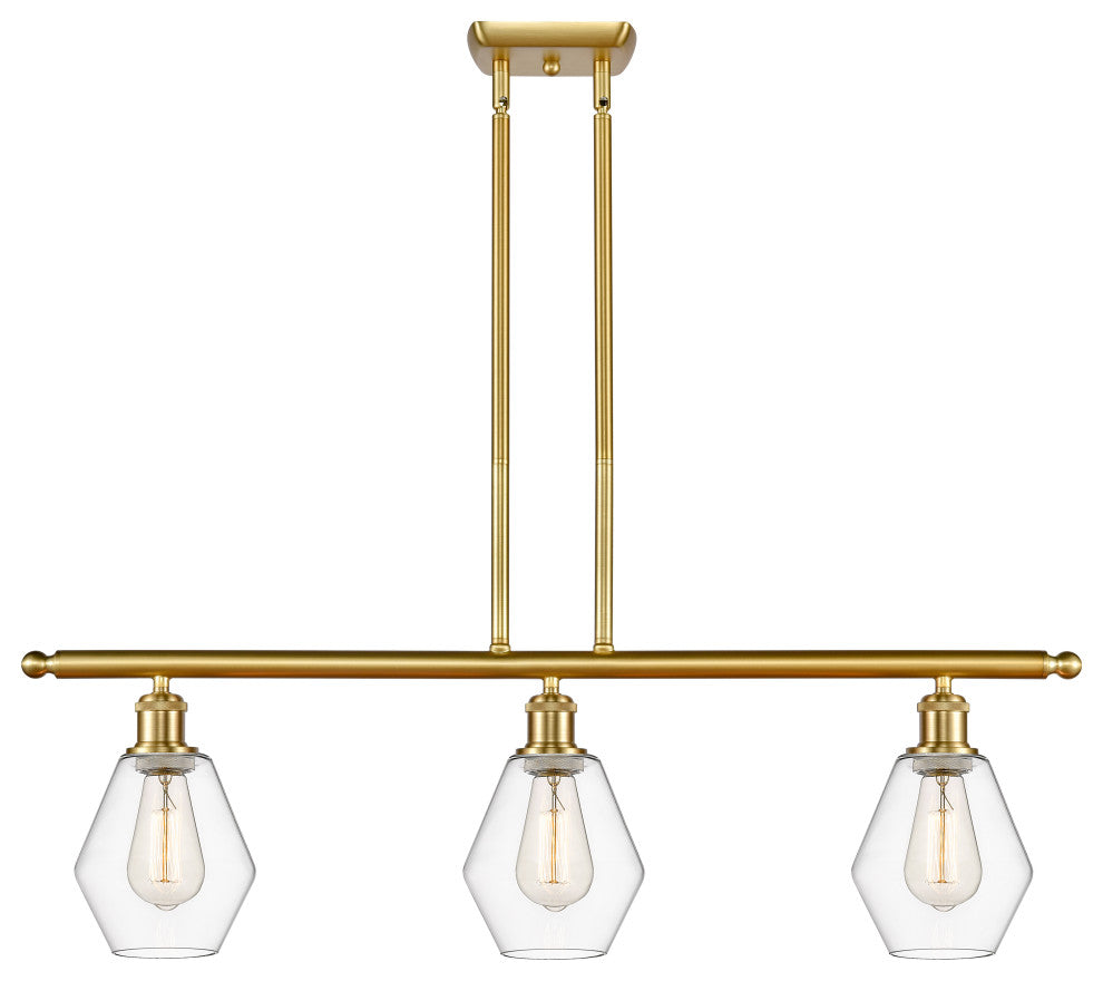 Innovations 516-3I-SG-G652-6 3-Light Island Light, Satin Gold