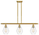 Innovations 516-3I-SG-G652-6 3-Light Island Light, Satin Gold