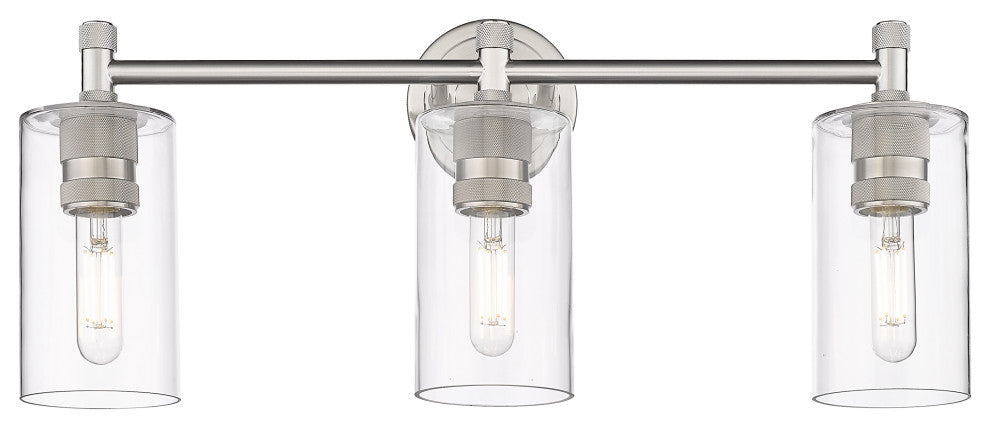 Crown Point 3 23.875" Bath Vanity-Light Satin Nickel