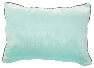 Mint and Gray Decorative Throw Pillow