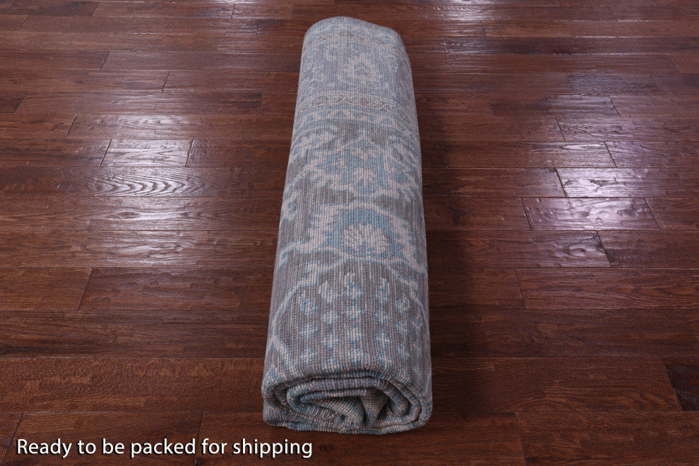 Turkish Oushak Handmade Wool Rug 8' 1" X 10' 0" - Q15864