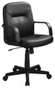 Adjustable Height Office Chair, Black