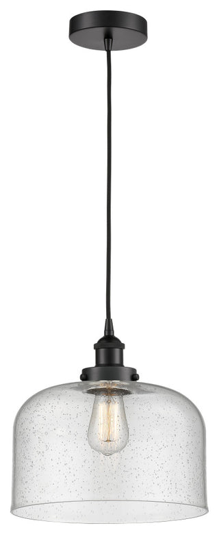 Innovations 616-1PH-BK-G74-L 1-Light Mini Pendant, Matte Black