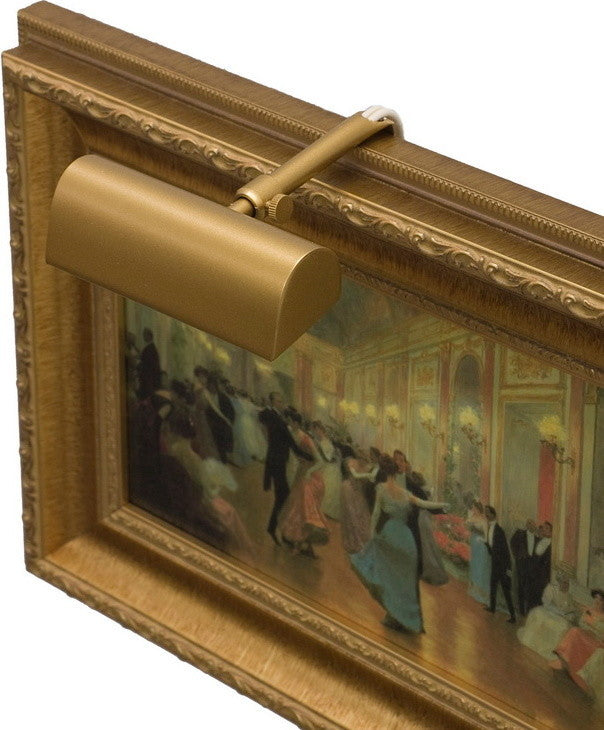 Traditional 4" Gold Picture Light