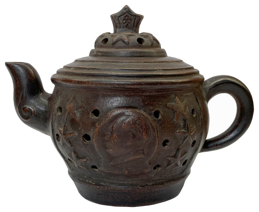 Chinese Handmade Yixing Zisha Clay Teapot With Artistic Accent Hws2337