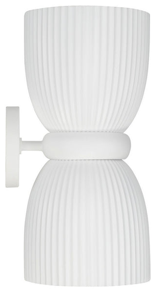 Capital Lighting 656121 Mallory 2 Light 17" Tall Wall Sconce - Ceramic White