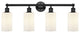 Innovations 616-4W-BK-G801 Clymer 4 Light Bath Vanity Light, Matte Black