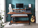Acme Willow Music Desk Cherry and Black Finish