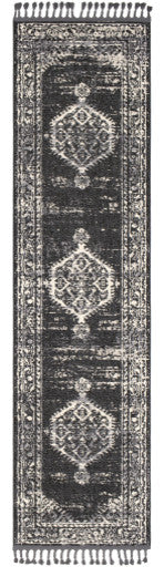 Surya Restoration REO-2302 7'10"x10' Rug, Black/Cream/Gray