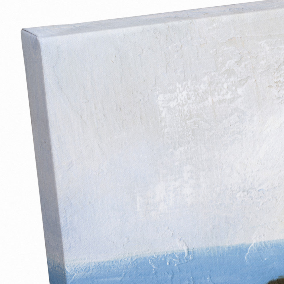 Coastal Town 24 x 16 Canvas Wall Art