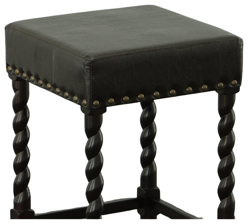 Thomasville Rta Stool 24", Espresso/Espresso