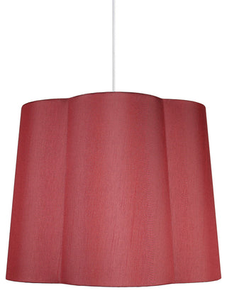Imani Shade Pendant, 16"x12", Burgundy
