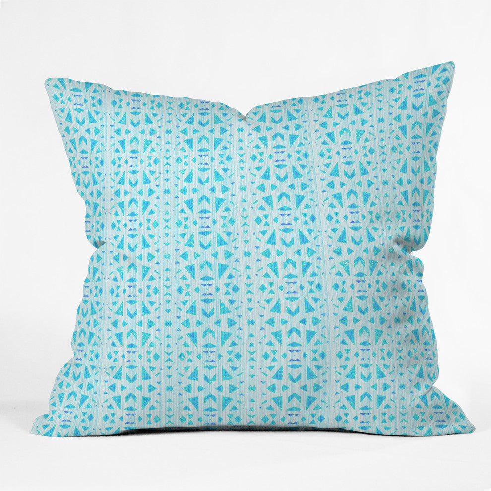 Hadley Hutton Floral Tribe Collection 4 Outdoor Throw Pillow
