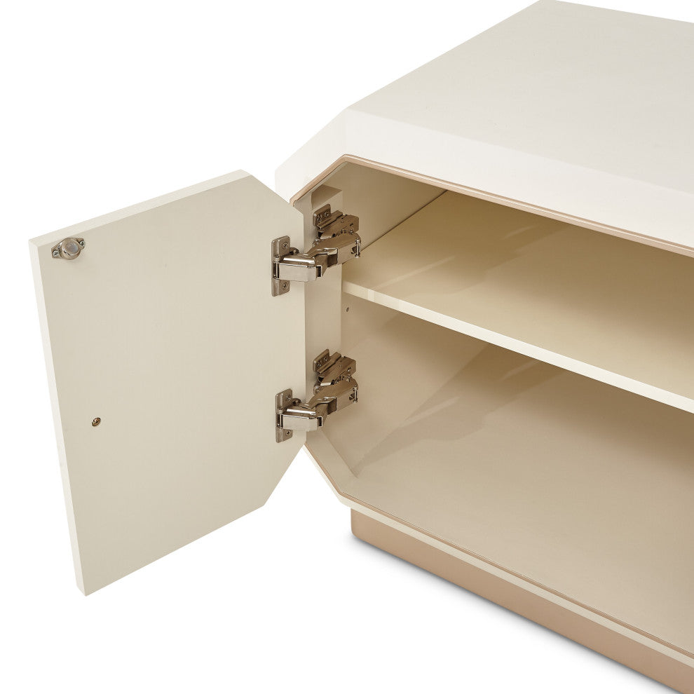 La Rachelle Media Cabinet - Medium Champagne