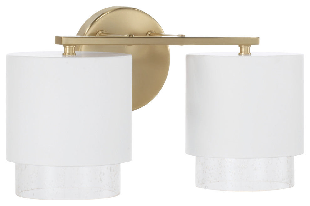 Capital Lighting 153021-549 Weller 2 Light 15"W Vanity Light - Matte Brass /