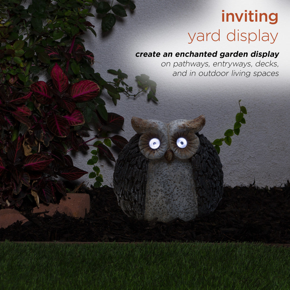 Solar Owl Statuary