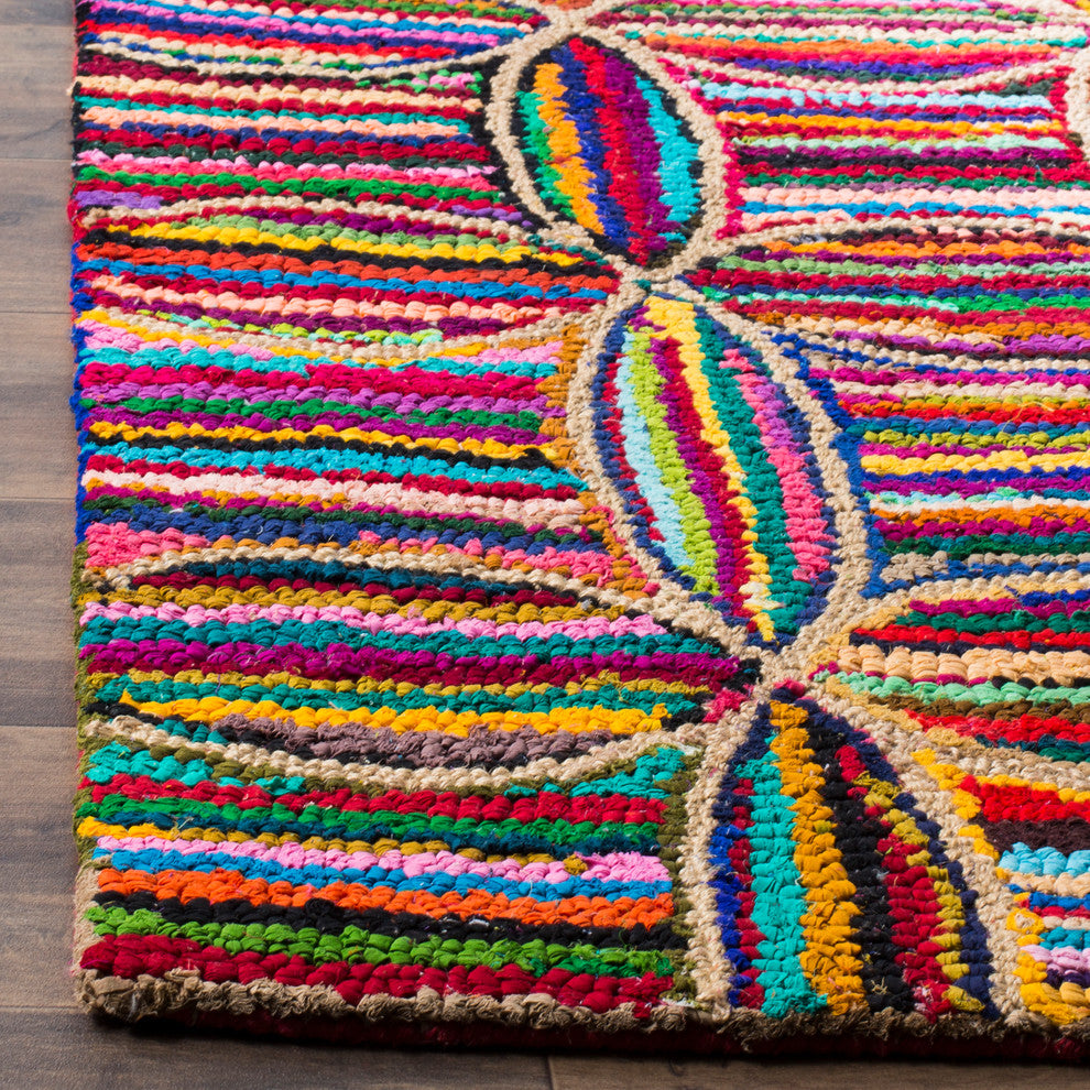 Safavieh Nantucket Collection NAN441 Rug, Multi, 8' X 10'