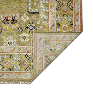 Bristol Harrow Area Rug, Gold, 9' x 12', Bordered