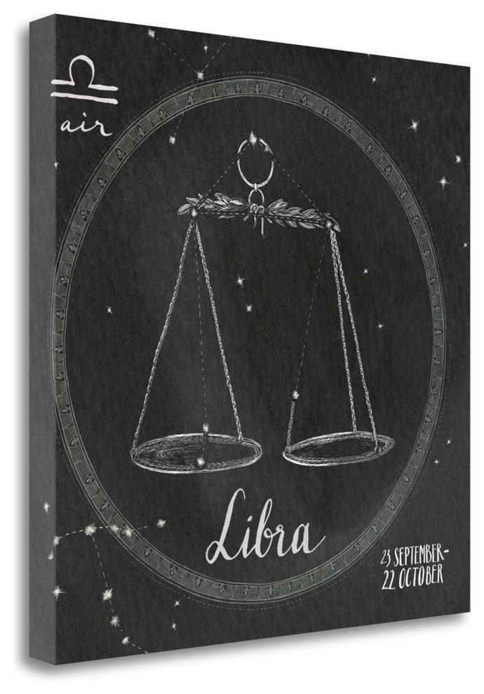 "Night Sky Libra" By Sara Zieve Miller, Giclee Print on Gallery Wrap Canvas