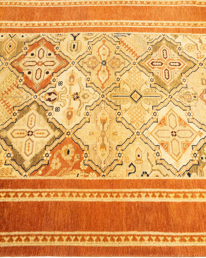 Semarang One-of-a-Kind Hand-Knotted Area Rug Brown, 3'4"x5'0"