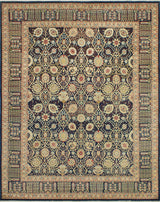 Pak-Persian Cromwell Navy /Beige Rug, 7'10x10'0