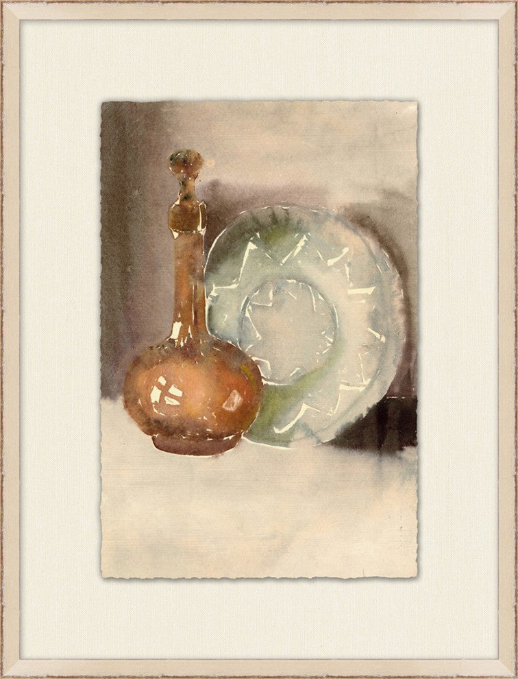 Neutral Ceramic Collection 1, Giclee Reproduction Artwork