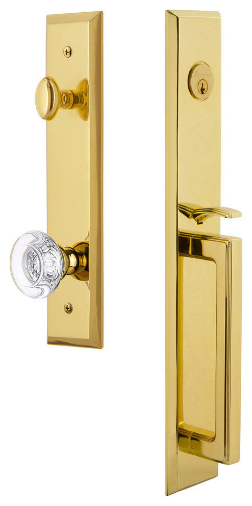 Fifth Avenue 1-Piece Dummy Handleset, D Grip and Bordeaux Knob, 849327