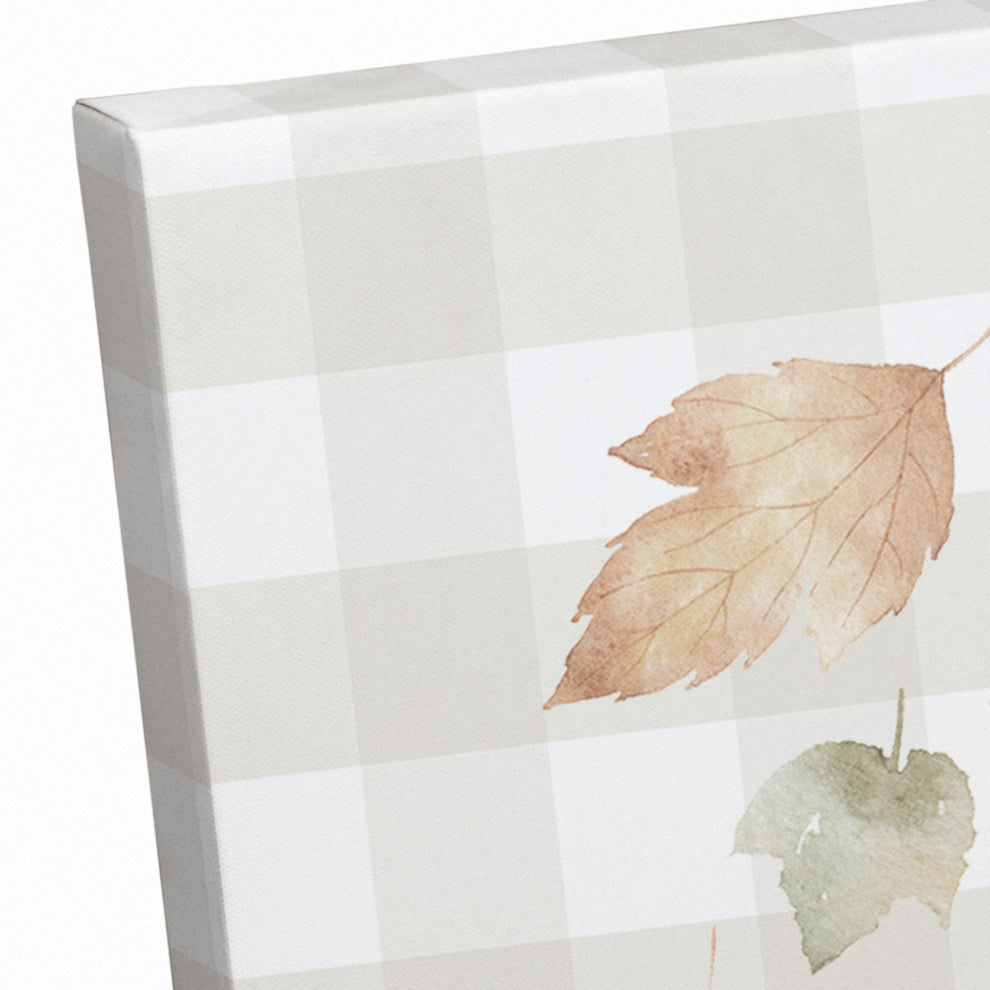 Fall Faith Family 16x16 Canvas Wall Art