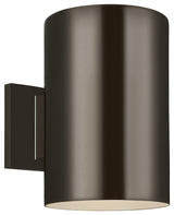 Large 1-Light Outdoor Wall Lantern, Bronze
