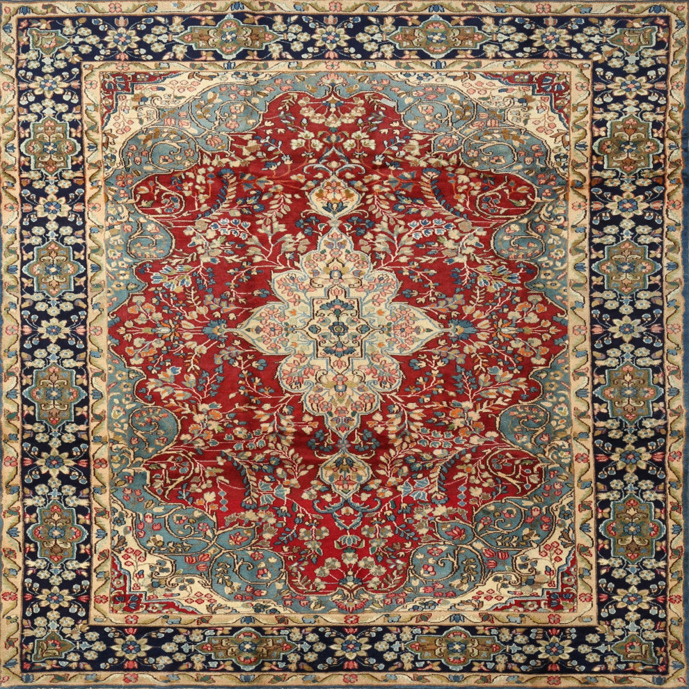 Ahgly Company Indoor Square Traditional Area Rugs, 5' Square