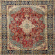 Ahgly Company Indoor Square Traditional Area Rugs, 5' Square