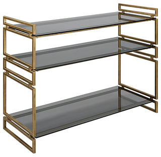 Uttermost - 22973 - Console Table - Stacked Up - Antiqued Gold