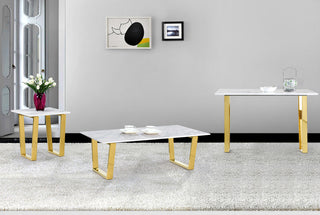 Cameron Gold End Table