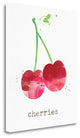 "Cherries" By Linda Woods, Giclee Print on Gallery Wrap Canvas, Ready to Hang