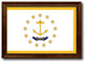 Rhode Island State Flag Canvas Print, 19"x27"